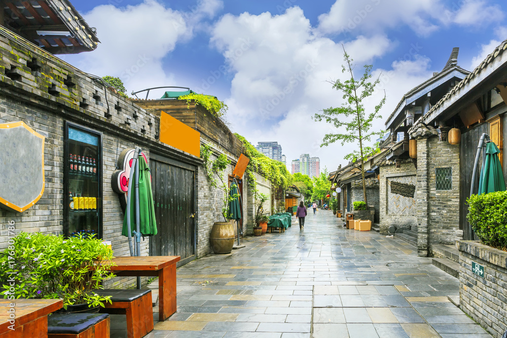 Fototapeta premium Ancient Town of Chengdu Ancient Town