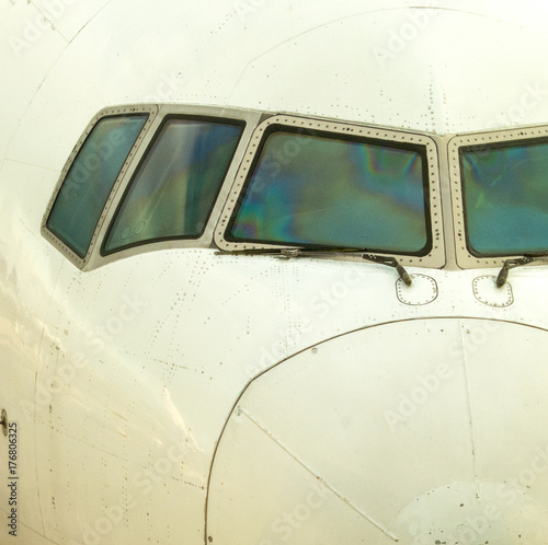 airplane windshield