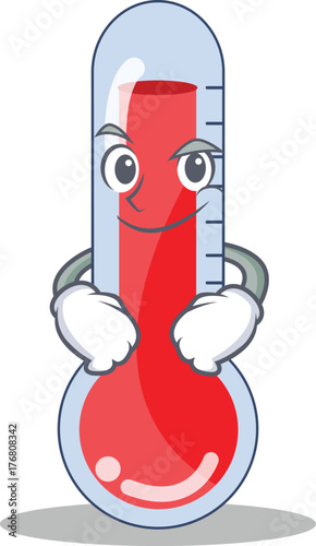 Smirking thermometer character cartoon collection