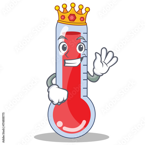 King thermometer character cartoon collection