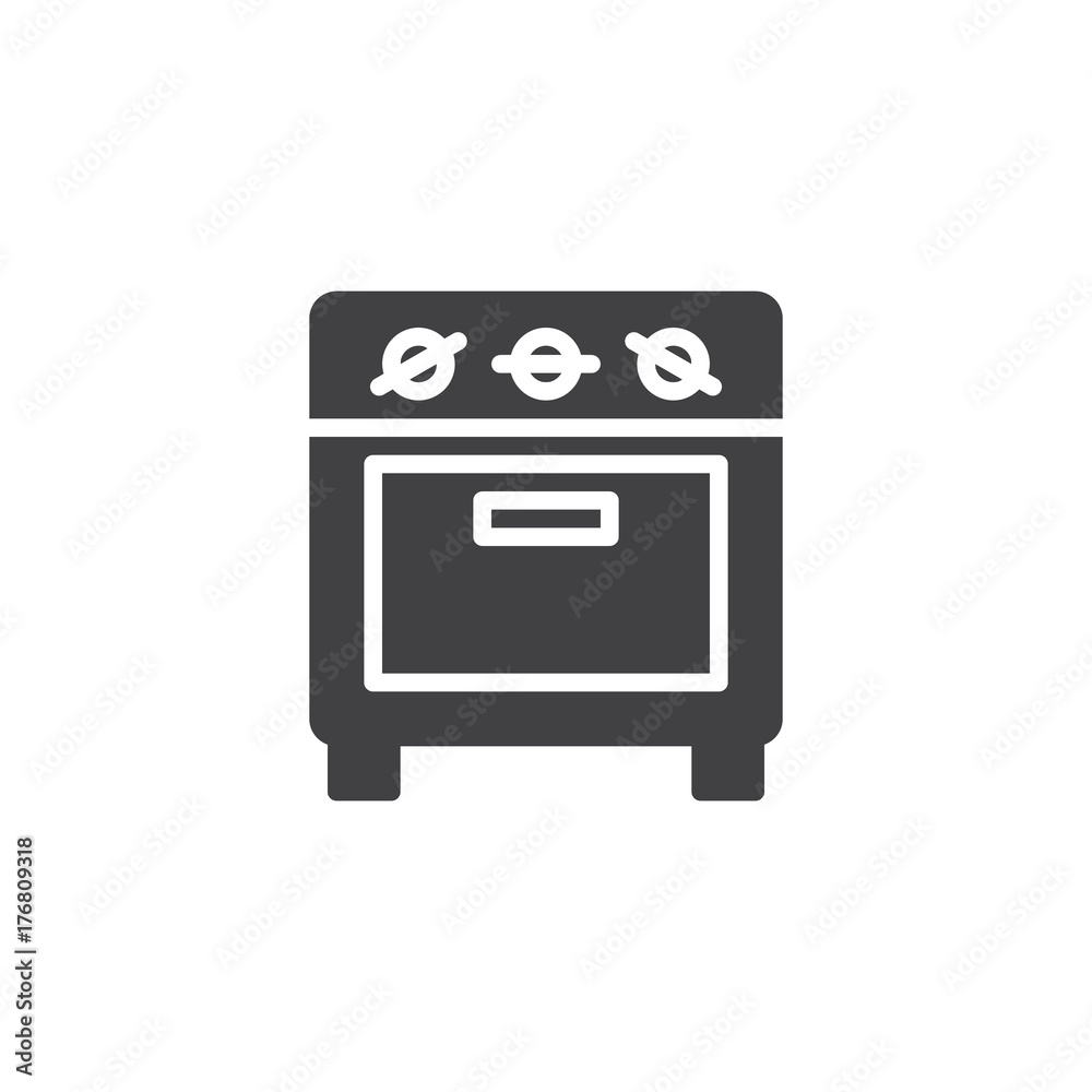 Small oven icon vector, filled flat sign, solid pictogram isolated on white. Kitchen stove symbol, logo illustration. Small oven icon vector, filled flat sign, solid pictogram isolated on white. Kitchen stove symbol, logo illustration.