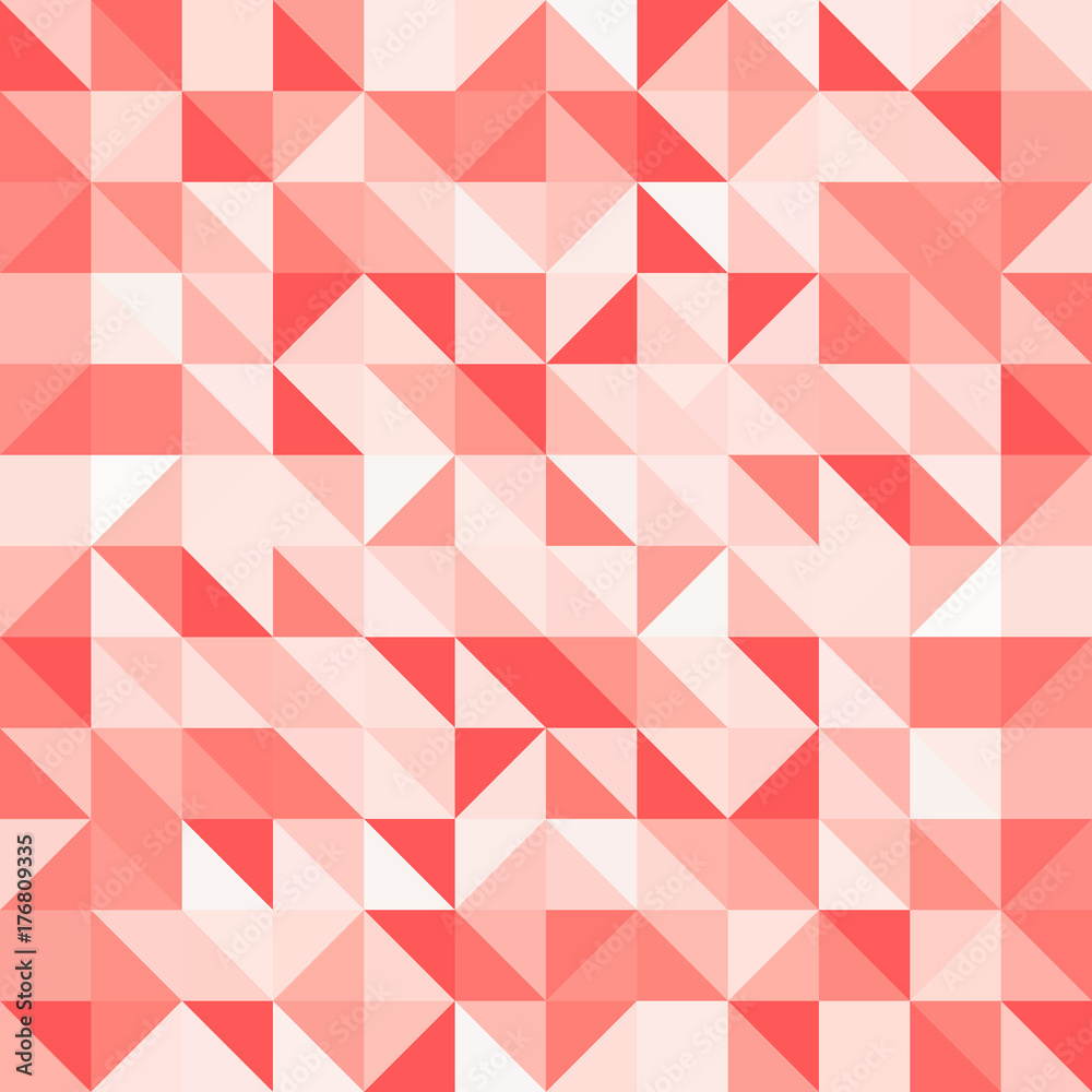 Abstract red triangle and square in red or orange color pattern, Vector illustration Abstract red triangle and square in red or orange color pattern, Vector illustration
