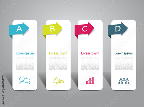 Infographic template. Can be used for workflow layout, diagram, business step options, banner, web design.