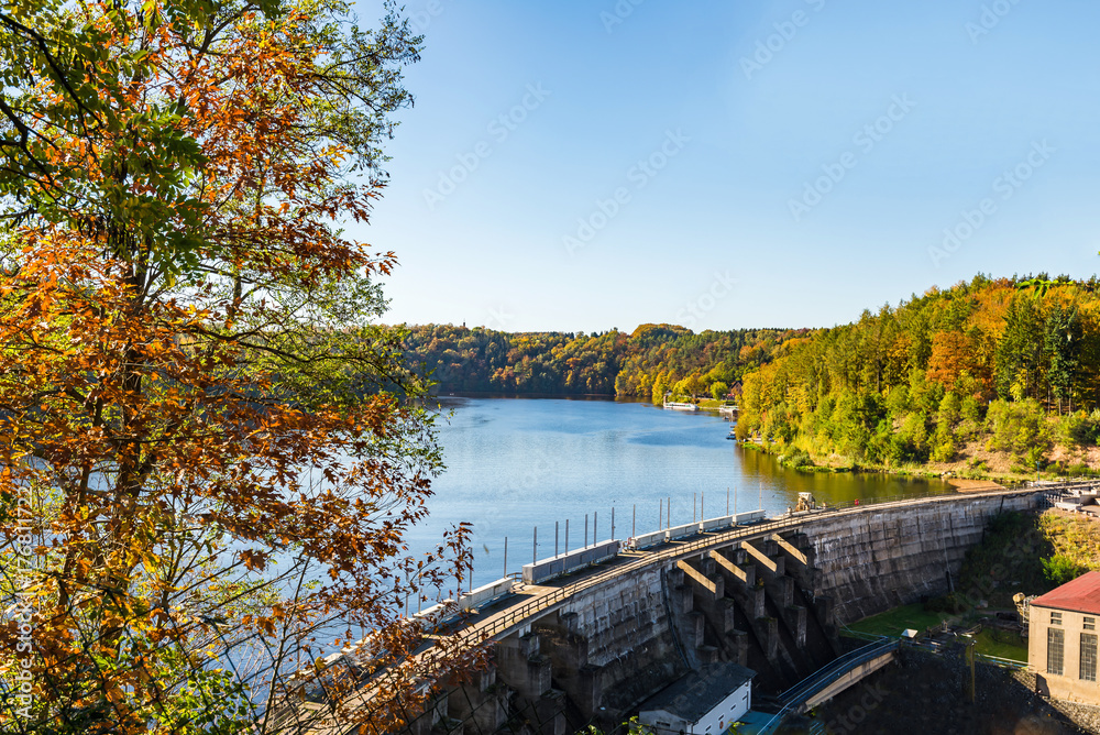 Talsperre Kriebstein in Sachsen Talsperre Kriebstein in Sachsen