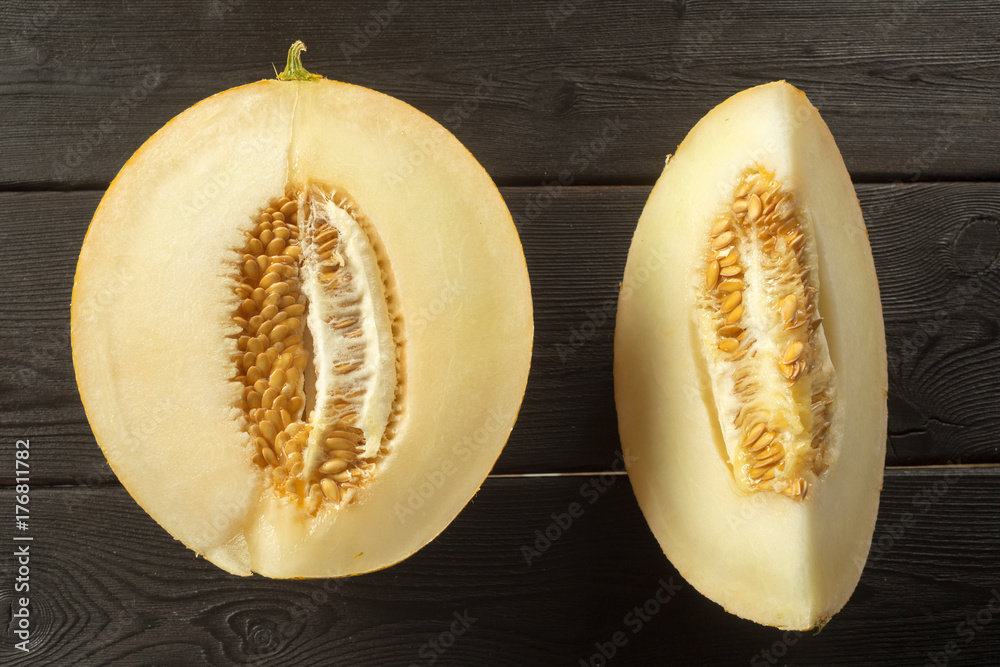 melon on table melon on table