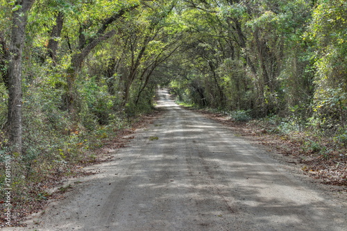 A dirt road in Texas