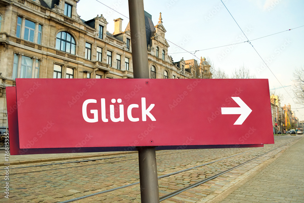 Schild 211 - Glück