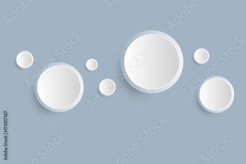white blank button