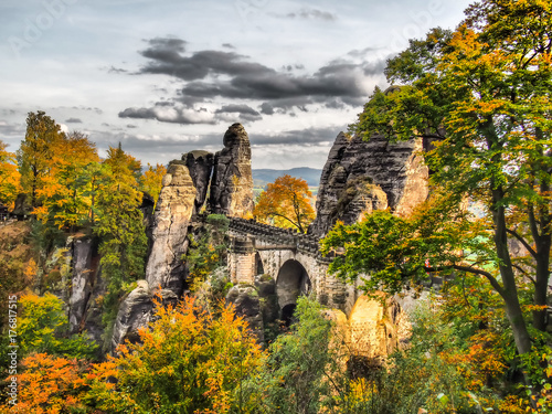 Bastei im Herbst photo