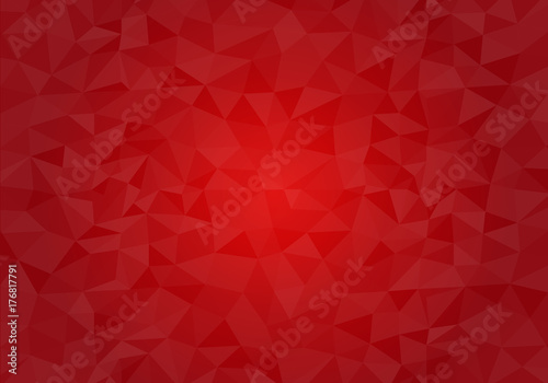Red pattern Polygona