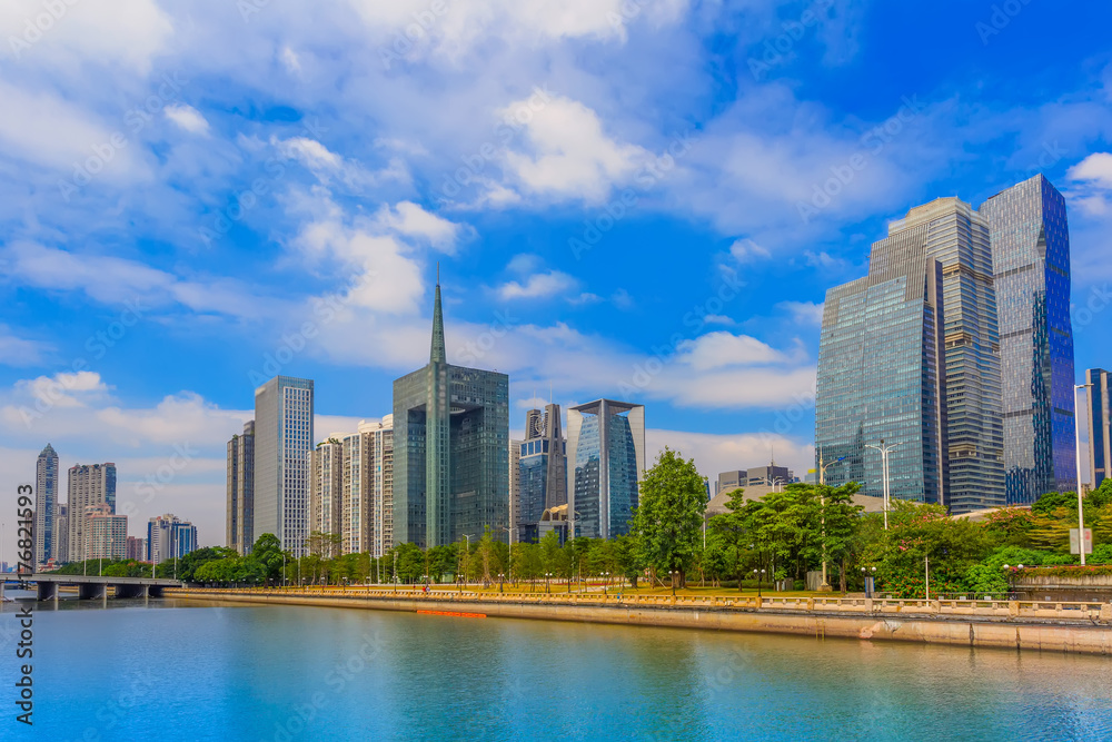 Obraz premium Urban architecture landscape and skyline