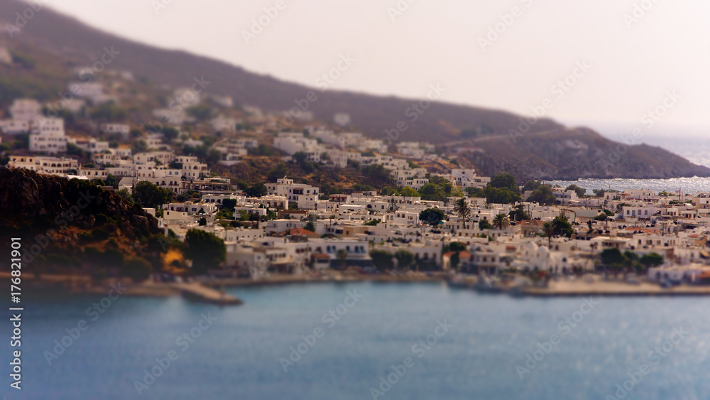 Vue miniature du village de Patmos