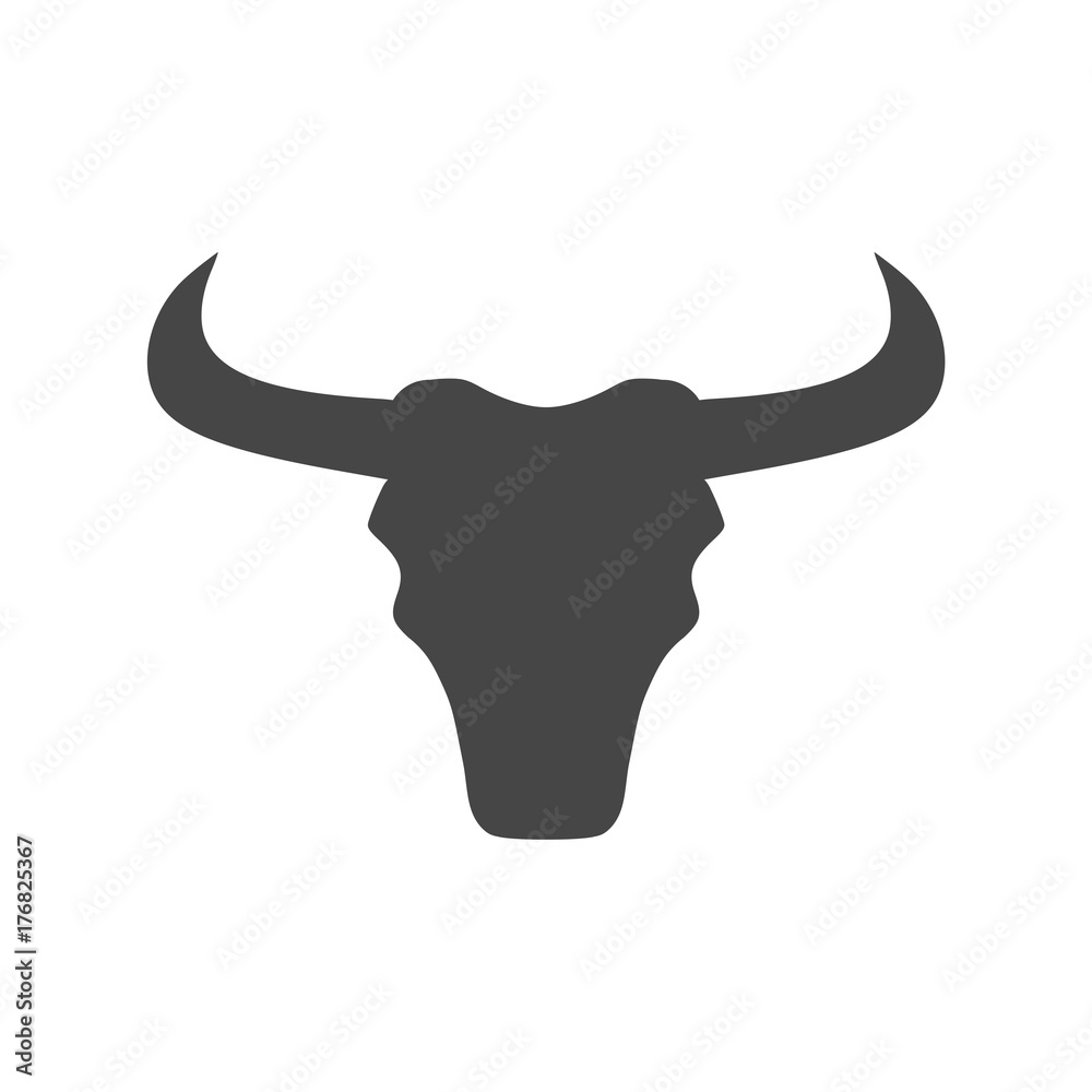 Bull icon vector Stock Vector | Adobe Stock