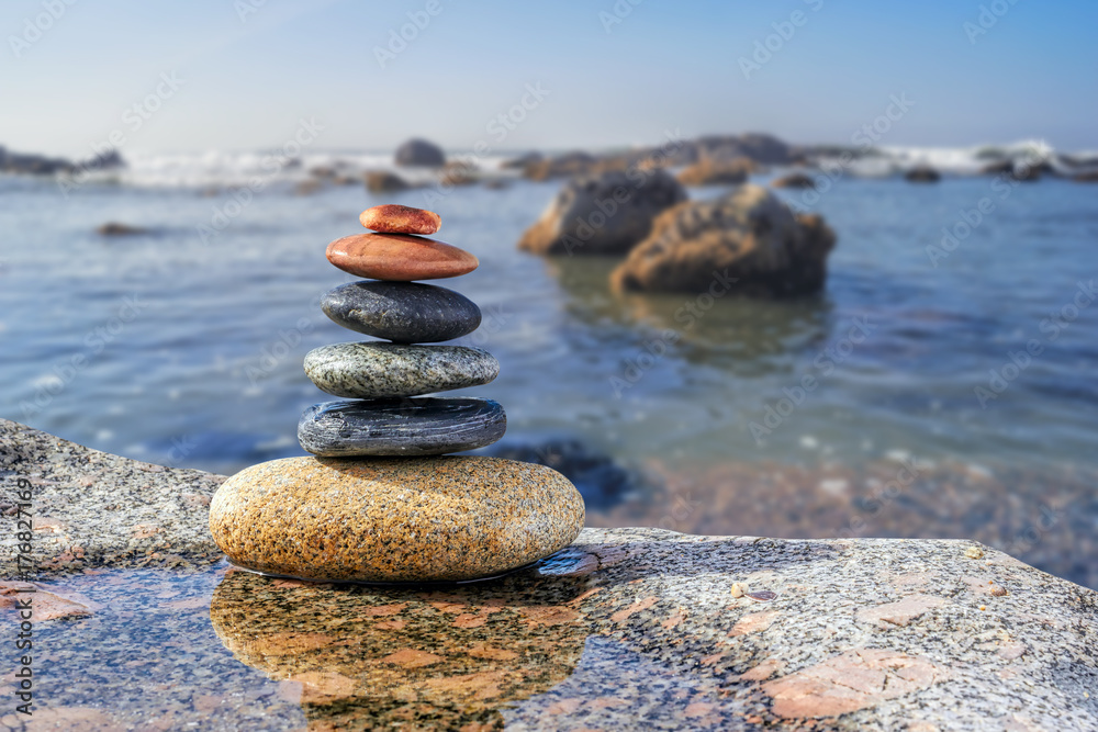 Pebbles Pyramid, Harmony and Balance Pebbles Pyramid, Harmony and Balance