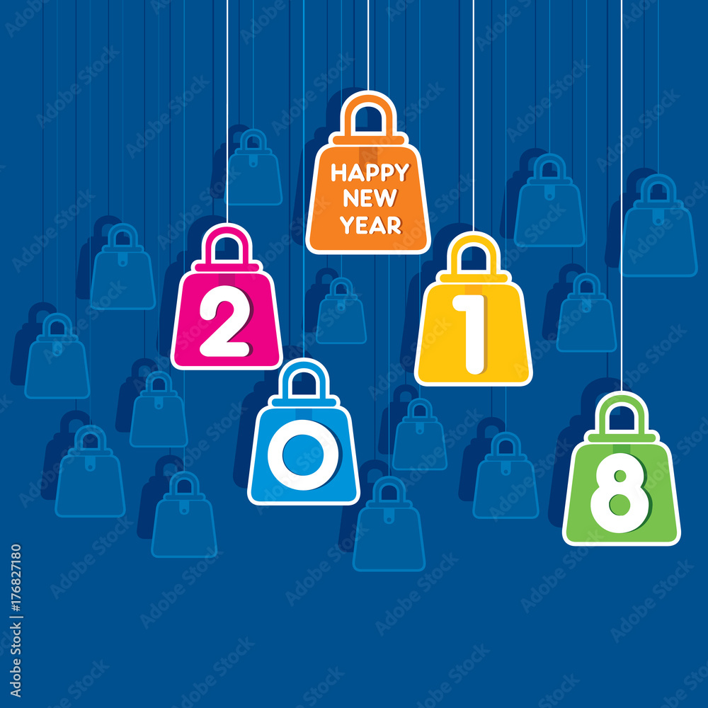 happy new year 2018 poster design happy new year 2018 poster design