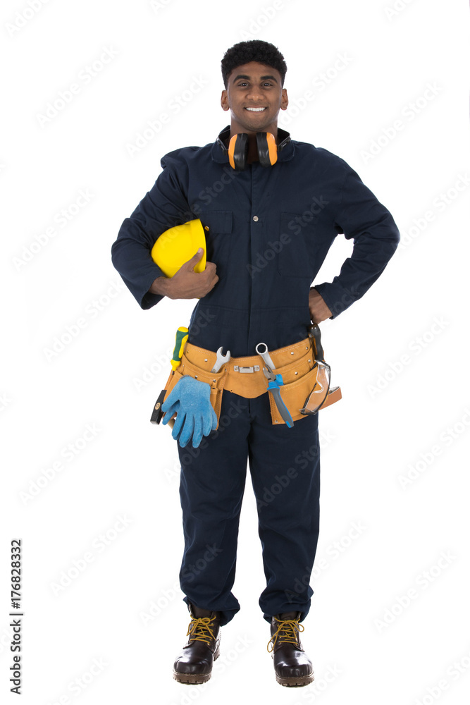 Smiling worker Smiling worker