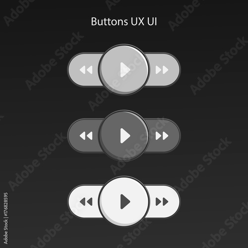 Vector UI design elements
