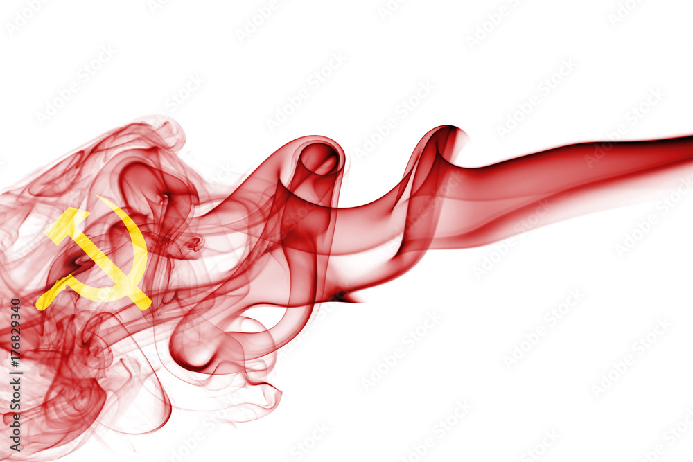 Communist smoke flag Communist smoke flag