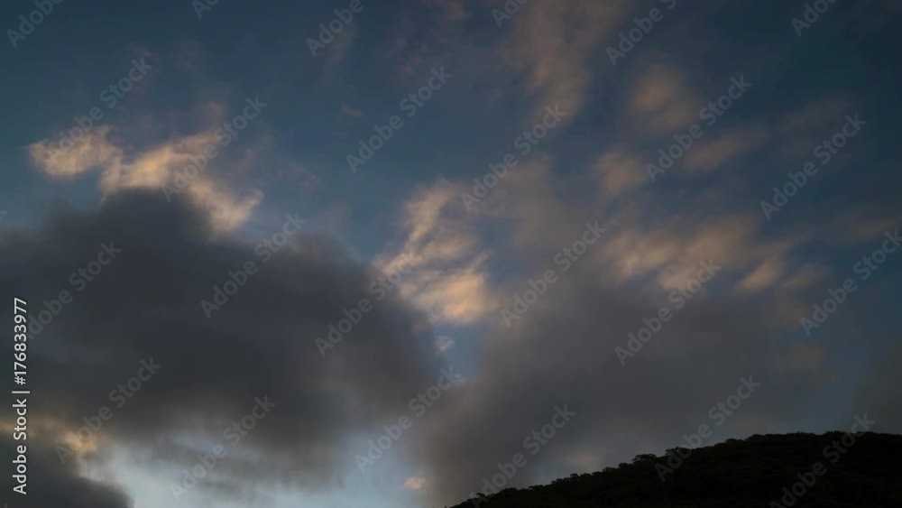 Timelapse of a beautifull clouds during sunset Timelapse of a beautifull clouds during sunset