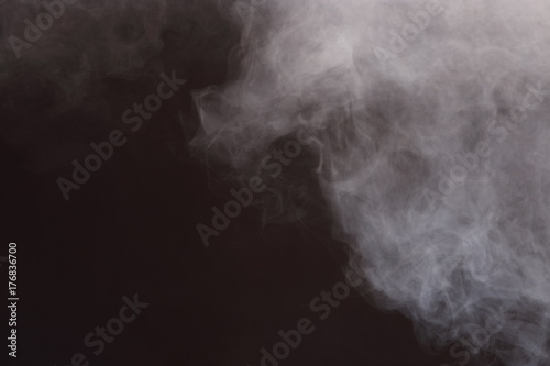 Abstract Smoke Clouds, All Movement Blurred, intention out of focus