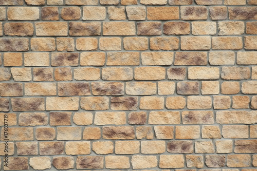 yellow wall brick