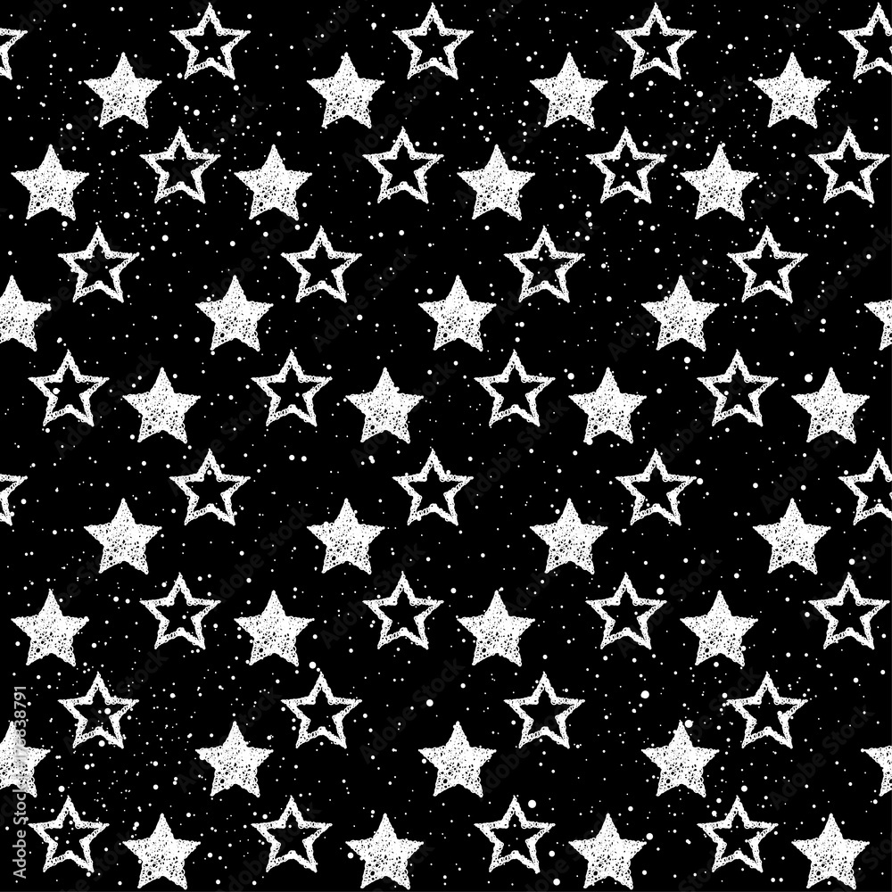 Abstract doodle seamless patten background. Monochrome black and white pattern Abstract doodle seamless patten background. Monochrome black and white pattern
