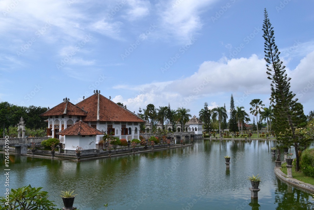 The water palace complex of Karangasem, Bali, Indonesia The water palace complex of Karangasem, Bali, Indonesia