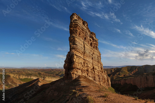 The landscape. Canyon in Uzbekistan.