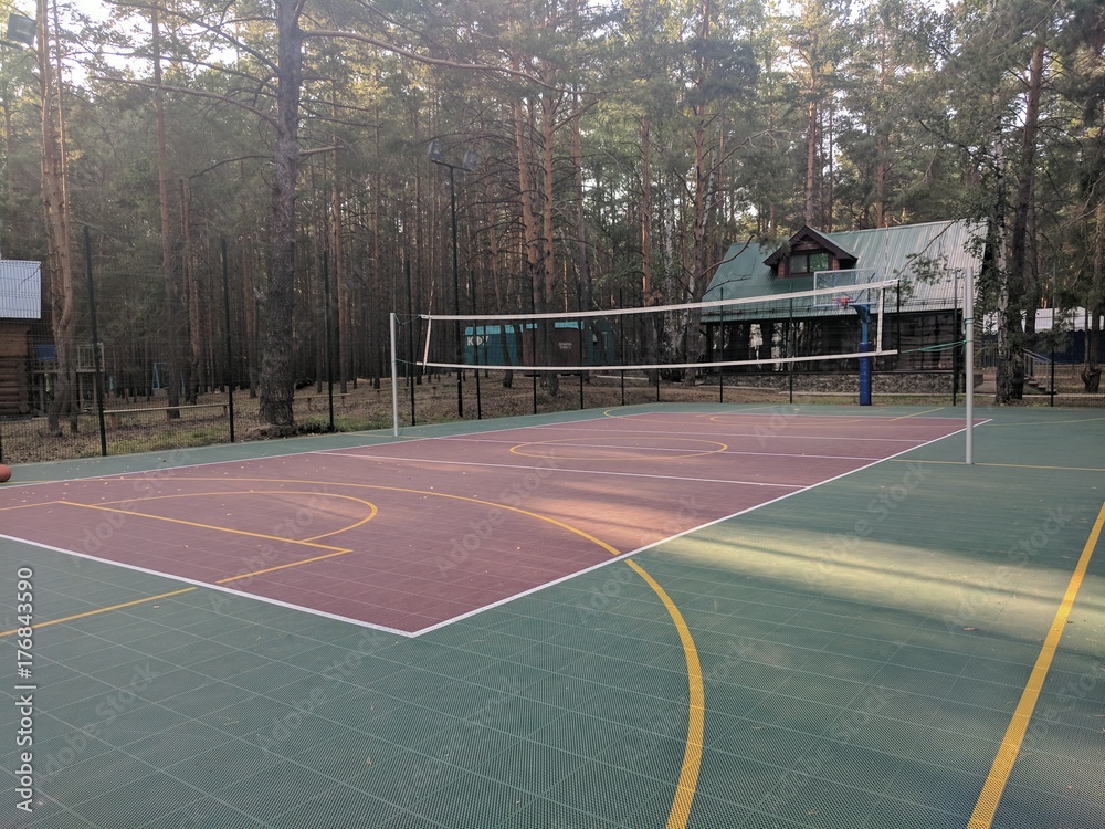 Fototapeta premium playground at the recreation center