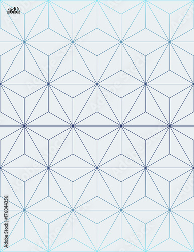 Graphic illustration with geometric pattern. Eps10 Vector illustration.