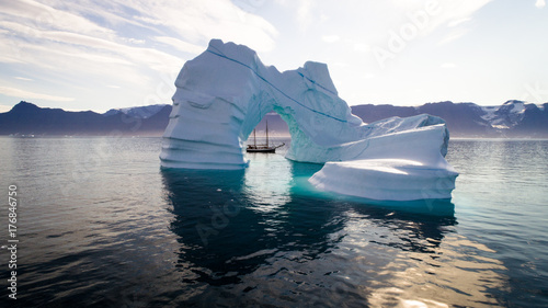 Through the iceberg photo