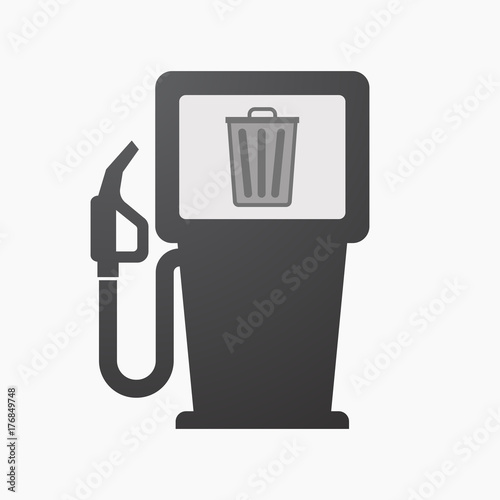 Isolated fuel pump with a trash can