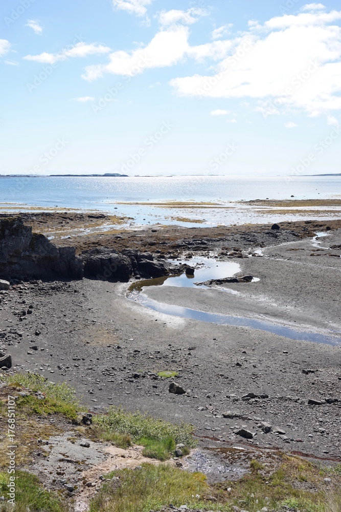 Küsten-Landschaft in den Westfjorden, Island Küsten-Landschaft in den Westfjorden, Island