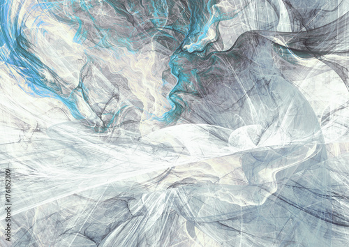 Cold blue winter pattern with lighting effect. Abstract futuristi soft color ...