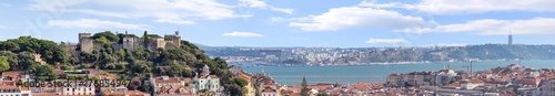 Lisbon city panorama skyline  Portugal
