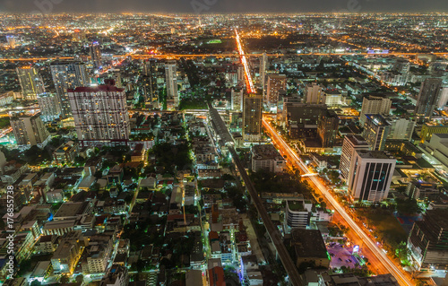 Cityscape view point from Baiyok tower at Bangkok, Thailand
