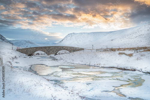 Winter landscape photo