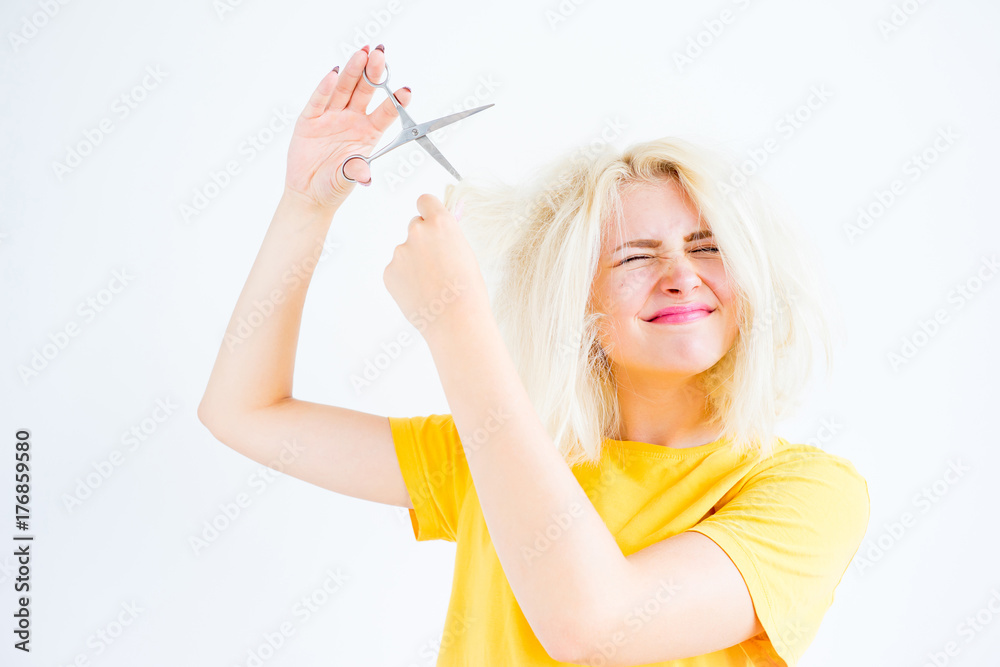 Girl with bad hair Girl with bad hair