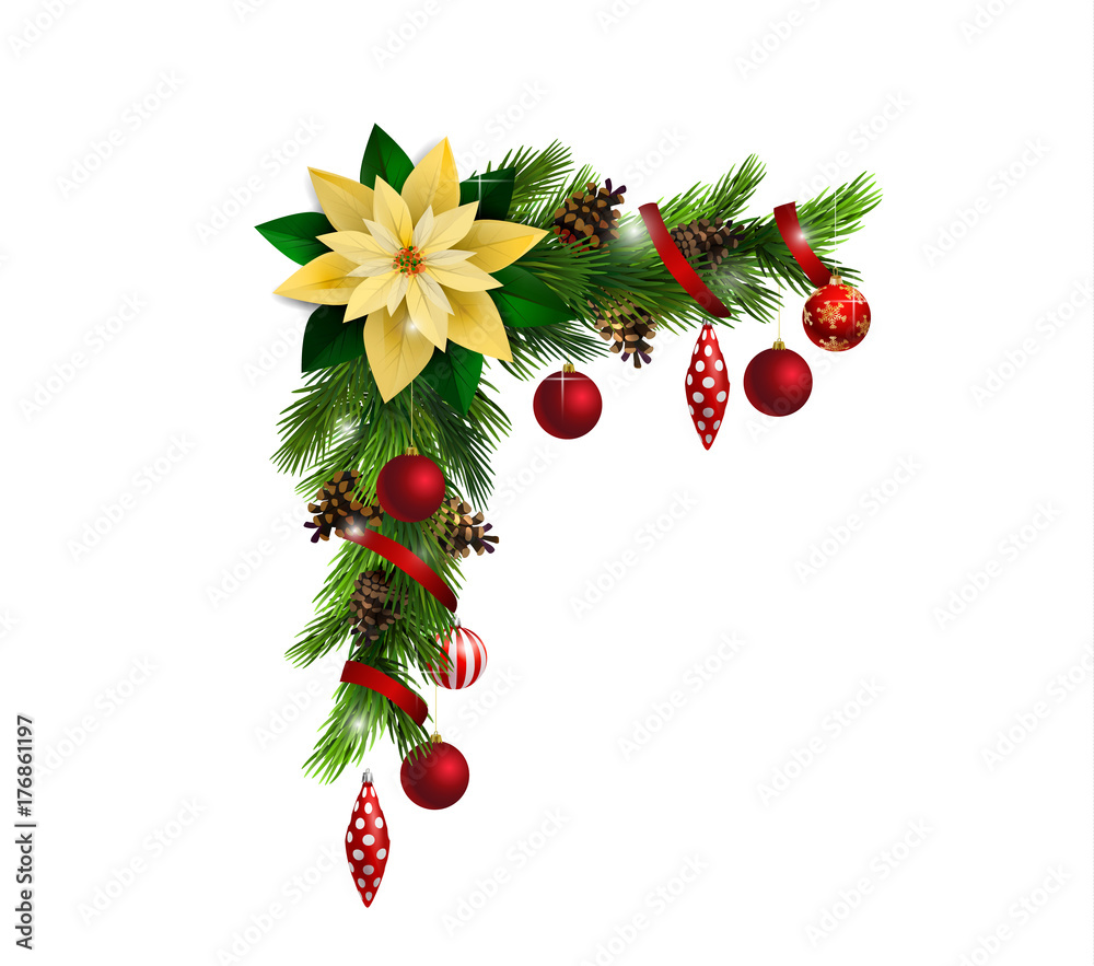 Fototapeta premium Christmas elements for your designs