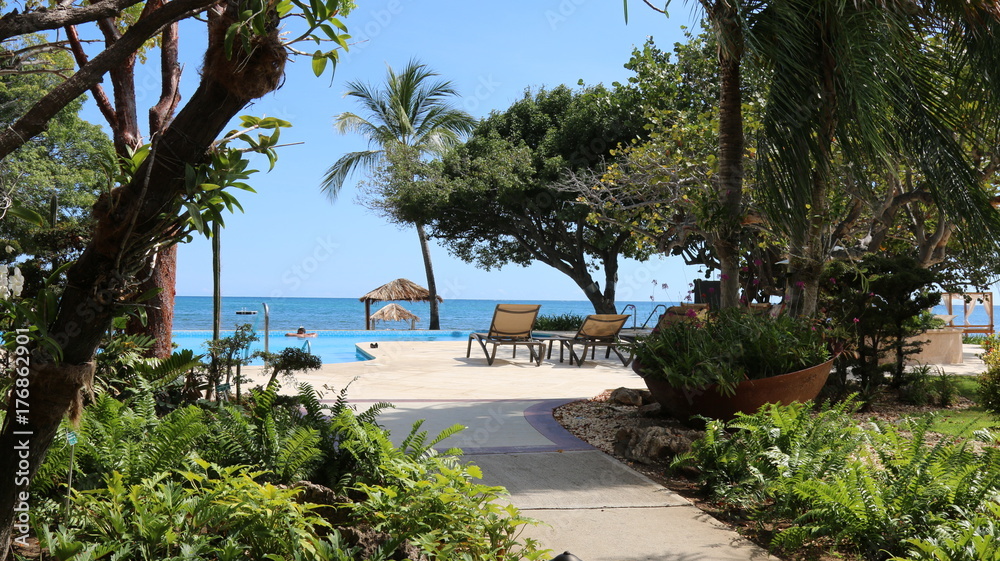 Fototapeta premium Relax. Caribbean Sea. Puerto Rico