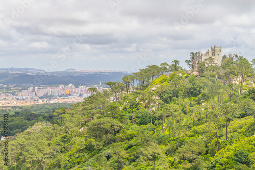 Castle tower and Sintra City View