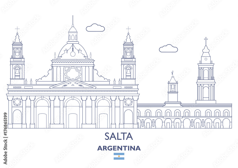 Salta City Skyline, Argentina