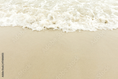 Soft wave of tropical beach