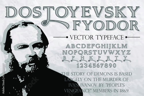 Vintage font design