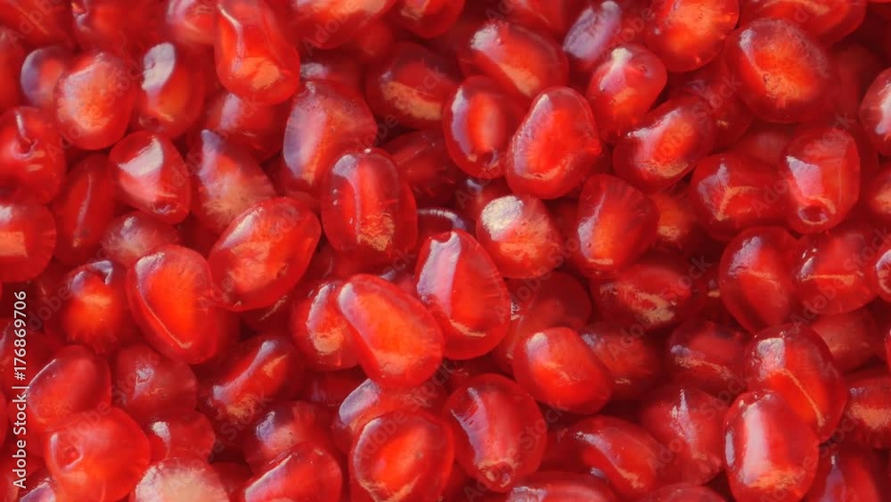 Fresh ripe pomegranate. Zoom in. Macro with shallow depth of field.
Fresh ripe pomegranate. Zoom in. Macro with shallow depth of field.