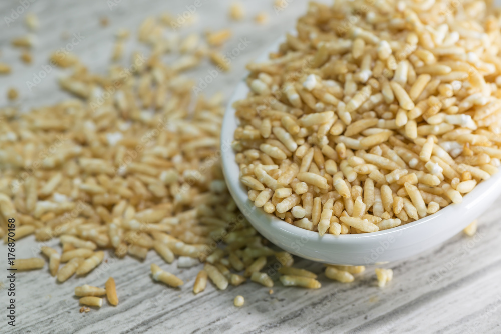 Roasted rice for cooking Thai food. Roasted rice for cooking Thai food.