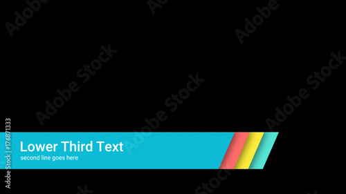 Bright Material Design Lower Third