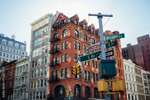 Intersection in Manhattan photo