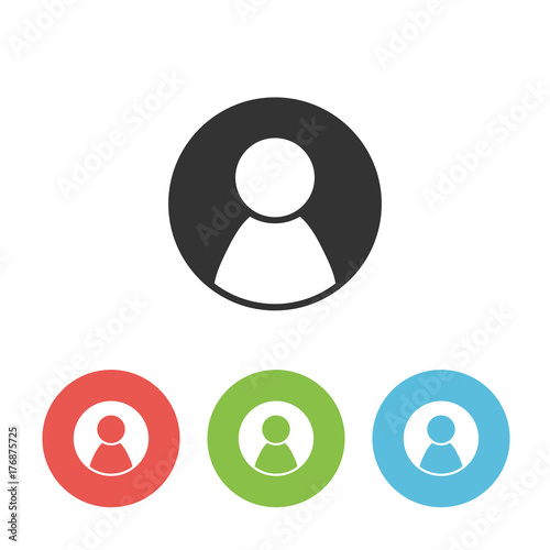 User vector single icon