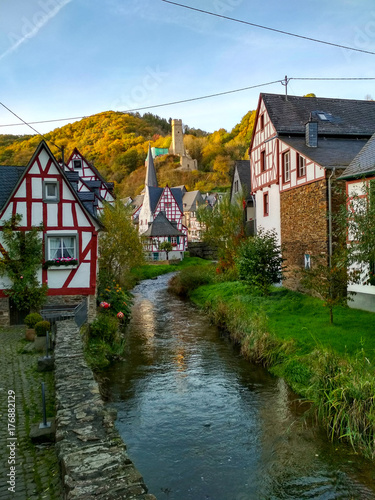 Monreal, one of the most beautiful towns in the Eifel, Germany photo